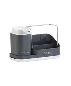Кухненски органайзър с диспенсър vialli design livio duo сив