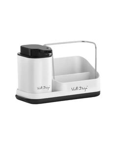 Кухненски органайзър с диспенсър vialli design livio duo бял