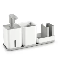 Органайзер за мивка с дозатор за течен сапун и чашка tescoma puro
