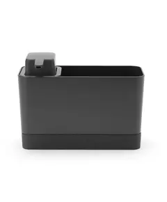 Органайзер за мивка с дозатор за течен сапун brabantia dark grey
