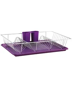 Сушилник за съдове muhler mr-4831cr 48x31x10cm, лилав