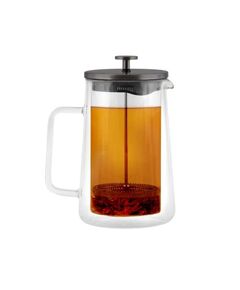 Френска преса за чай и кафе vialli design diva графит мат 1 л