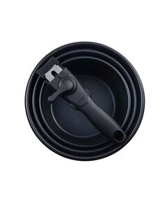 Комплект 3 касероли подвижна дръжка bergner click & cook 16/18/20 см