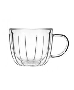 Комплект 2 броя двустенни чаши vialli design tulip 350 мл