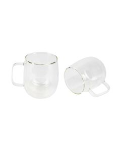 Комплект 2 броя двустенни чаши bergner coffee&tea lovers 440 мл