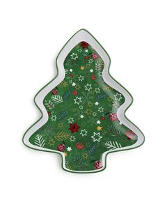 Плато egan christmas, 30х25 см коледно дърво порцелан