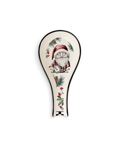 Подложка за лъжица за готвене egan christmas, дядо коледа 21х10 см