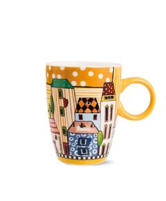 Чаша за чай egan, paese mio 430 мл жълта