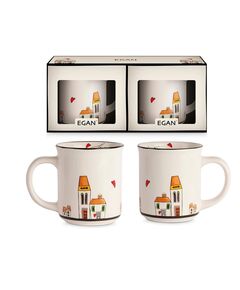 Комплект 2 чаши за чай egan le casette 370 мл