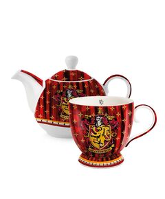 Комплект чайник и чаша за чай harry potter грифиндор, порцелан