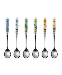 Комплект 6 броя десертни лъжици egan cocorico