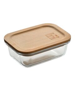 Кутия за съхранение на харана bergner naturally, правоъгълна 300 мл