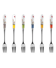 Комплект 6 броя десертни вилици egan le casette