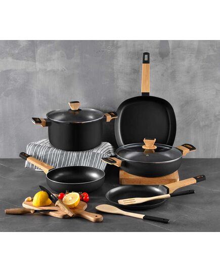 Тиган за палачинки bergner earth black 24х2.0см