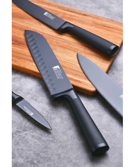 Универсален нож bergner black blade 12.5 см