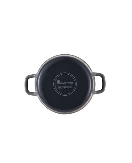 Тенджера емайлиран чугун с капак masterpro unique φ19 1.8 л
