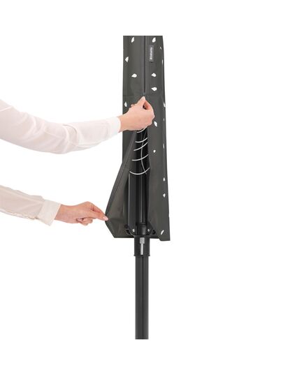Външен простор brabantia lift-o-matic 50m, метален шип за вкопаване, anthracite