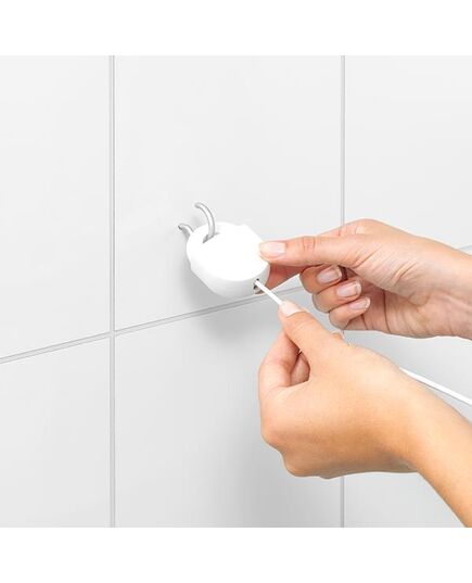 Комплект за простиране brabantia 12m, въжета и аксесоари, white