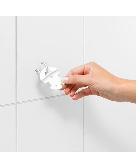 Комплект за простиране brabantia 12m, въжета и аксесоари, white