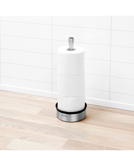 Стойка за резервна тоалетна хартия brabantia profile brilliant steel