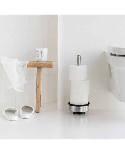 Стойка за резервна тоалетна хартия brabantia profile brilliant steel