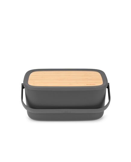 Кутия за хляб brabantia nic dark grey