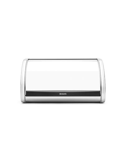 Кутия за хляб brabantia roll top medium brilliant steel, средна