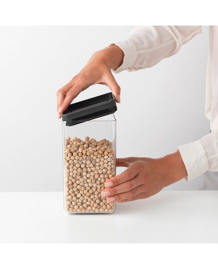 Буркан brabantia tasty+ 1.6l, dark grey