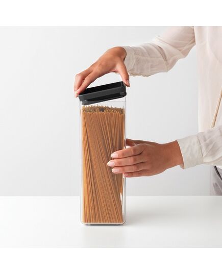 Буркан brabantia tasty+ 2.5l, dark grey