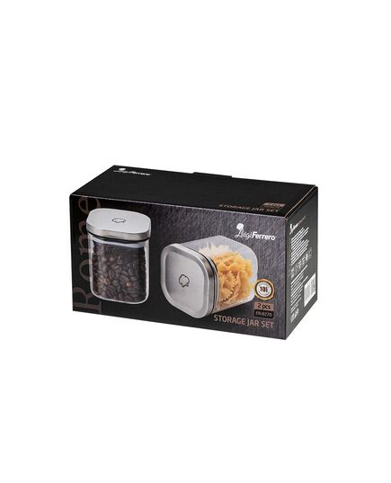 Буркани комплект luigi ferrero rome fr-8270 700ml 2 броя