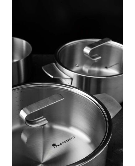 Тенджера masterpro sigma 28 см 9.2 л с капак
