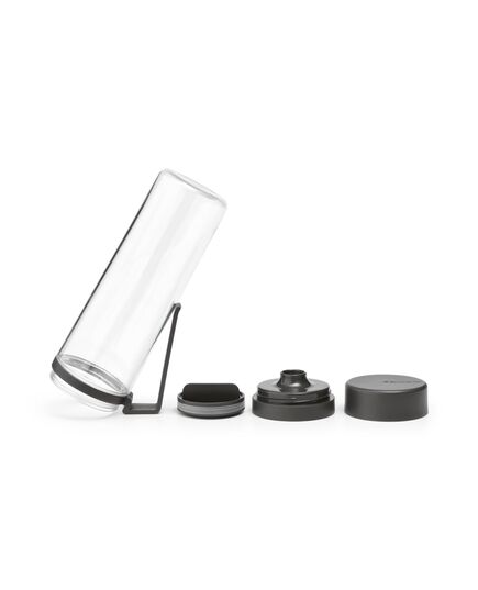 Бутилка brabantia make&take 500ml dark grey, с цедка