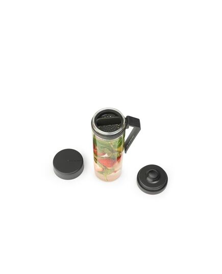 Бутилка brabantia make&take 500ml dark grey, с цедка