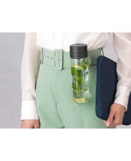 Бутилка brabantia make&take 500ml dark grey, с цедка