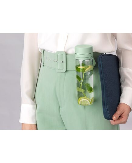Бутилка brabantia make&take 500ml jade green, с цедка