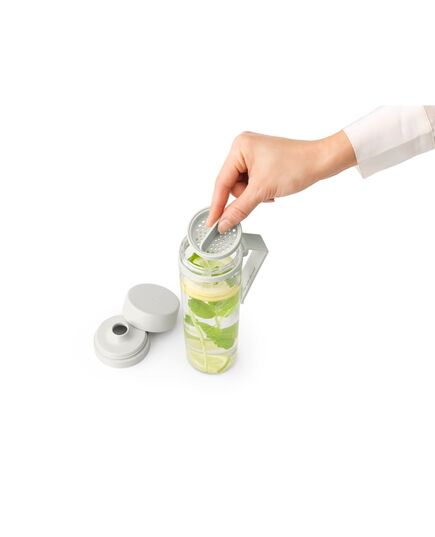 Бутилка brabantia make&take 500ml light grey, с цедка