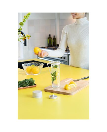 Бутилка brabantia make&take 500ml light grey, с цедка