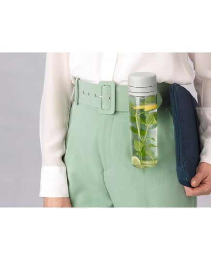 Бутилка brabantia make&take 500ml light grey, с цедка