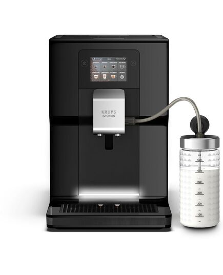 Кафеавтомат, krups ea873810, esp intuition preference milk pot total, black