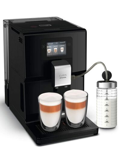 Кафеавтомат, krups ea873810, esp intuition preference milk pot total, black
