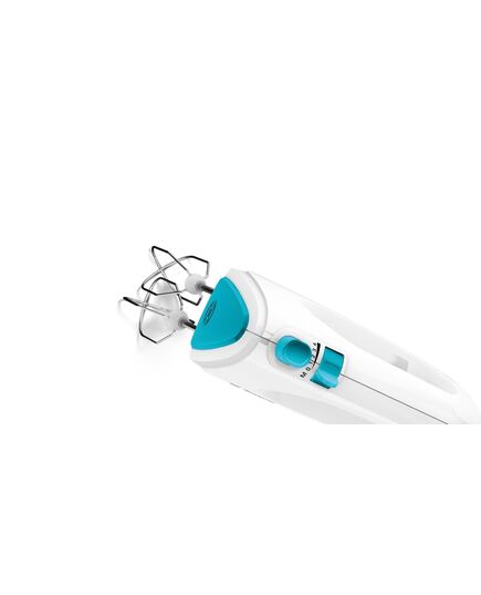 Миксер, bosch hand mixer, clevermixx, 375 w, white/blue
