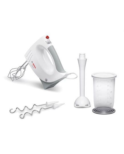 Миксер, bosch  hand mixer 450 w, white-gray