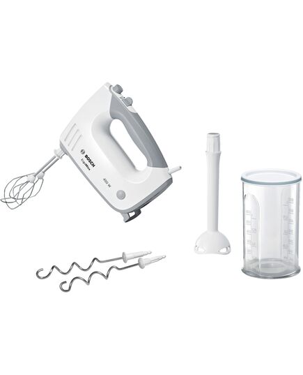 Миксер, bosch hand mixer, ergomixx, 450 w, white