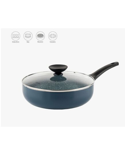 Тиган дълбок с капак luigi ferrero prima fr-2634l 26x7.5cm, 3.4l