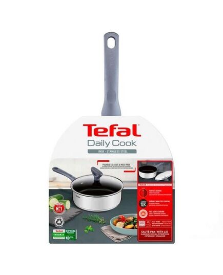 Тиган с капак tefal daily cook sautepan 24 cm