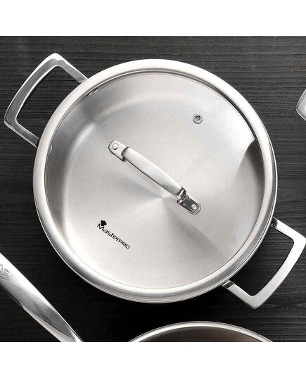 Тенджера masterpro legacy 24х11 см с капак, неръждаема стомана