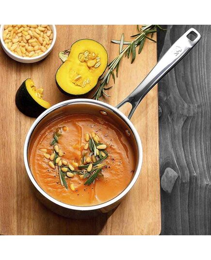 Касерола masterpro legacy 16х7.5 см с капак, неръждаема стомана