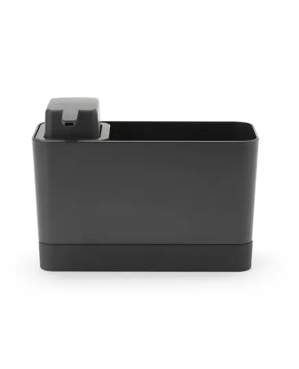Органайзер за мивка с дозатор за течен сапун brabantia dark grey