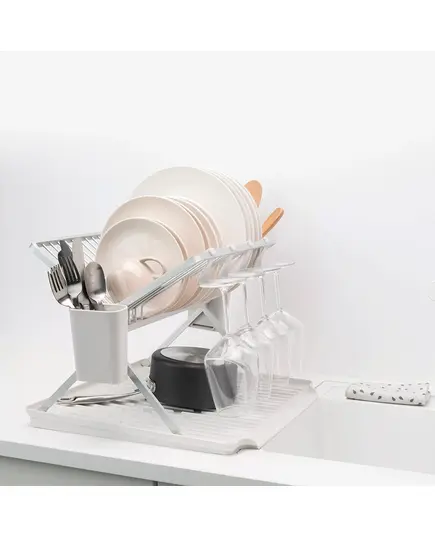 Сгъваем сушилник за съдове brabantia, light grey