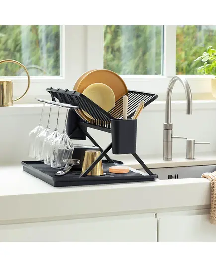 Сгъваем сушилник за съдове brabantia, dark grey